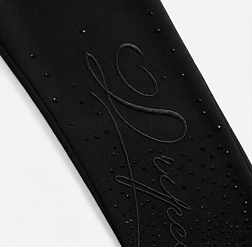 DripCartel Crystal Script Sweatpants