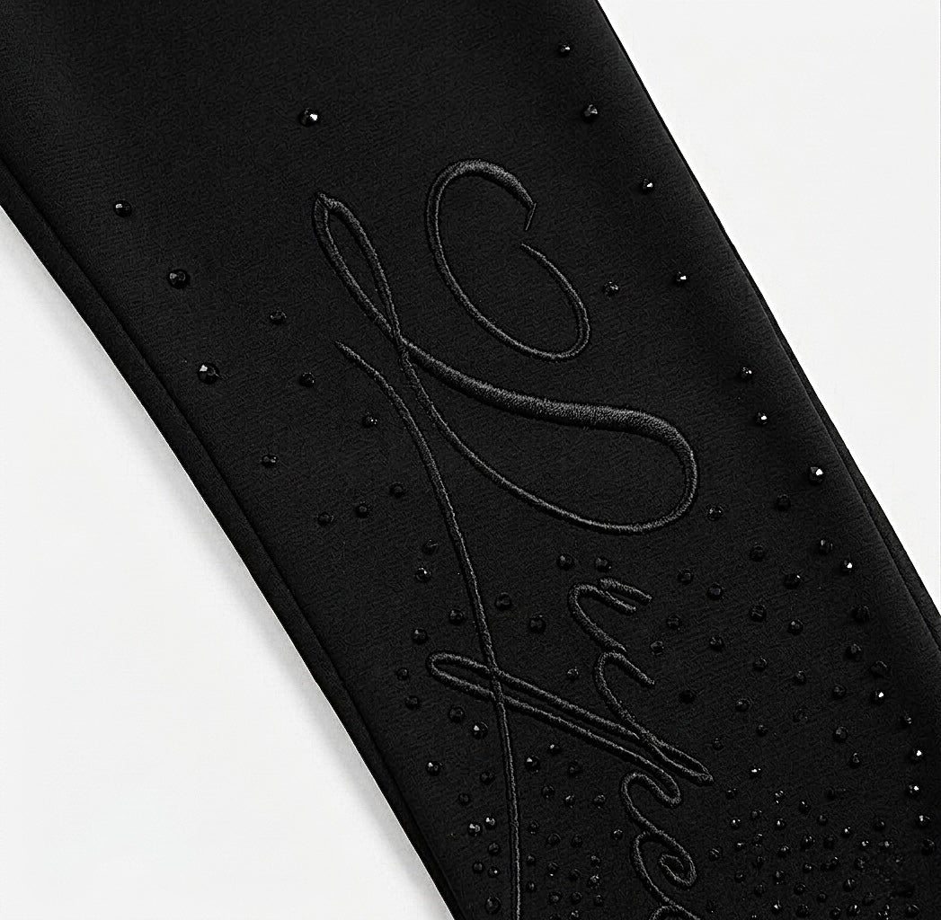 DripCartel Crystal Script Sweatpants