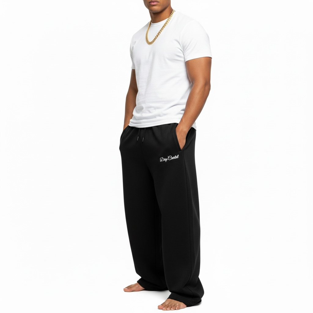 DripCartel Classic Wide-Leg Sweatpants